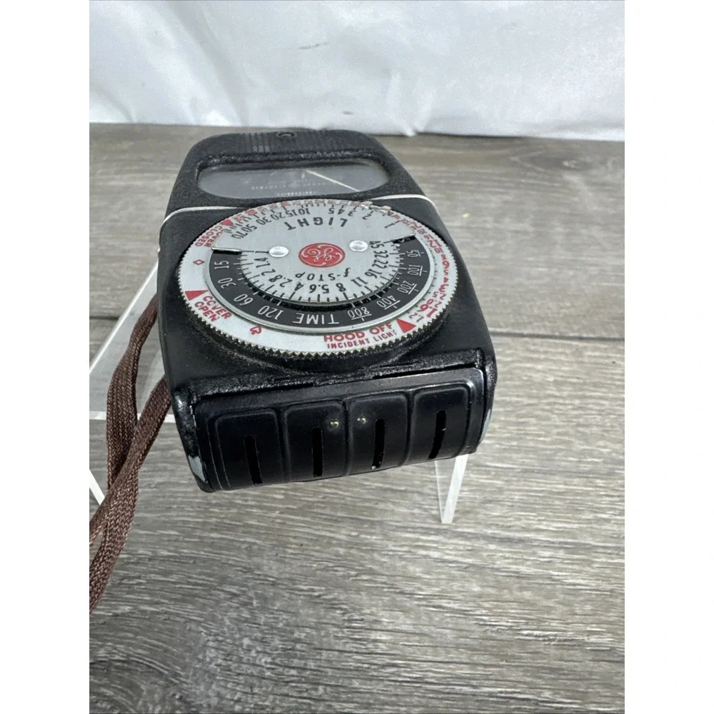 GE‎ Meter Light Exposure Type DW-68 W & Leather Case Tested USA General Electric